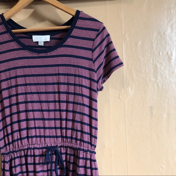 Olive and Oak Cap Sleeve Drawstring Soft Dress SM - Picture 6 of 8